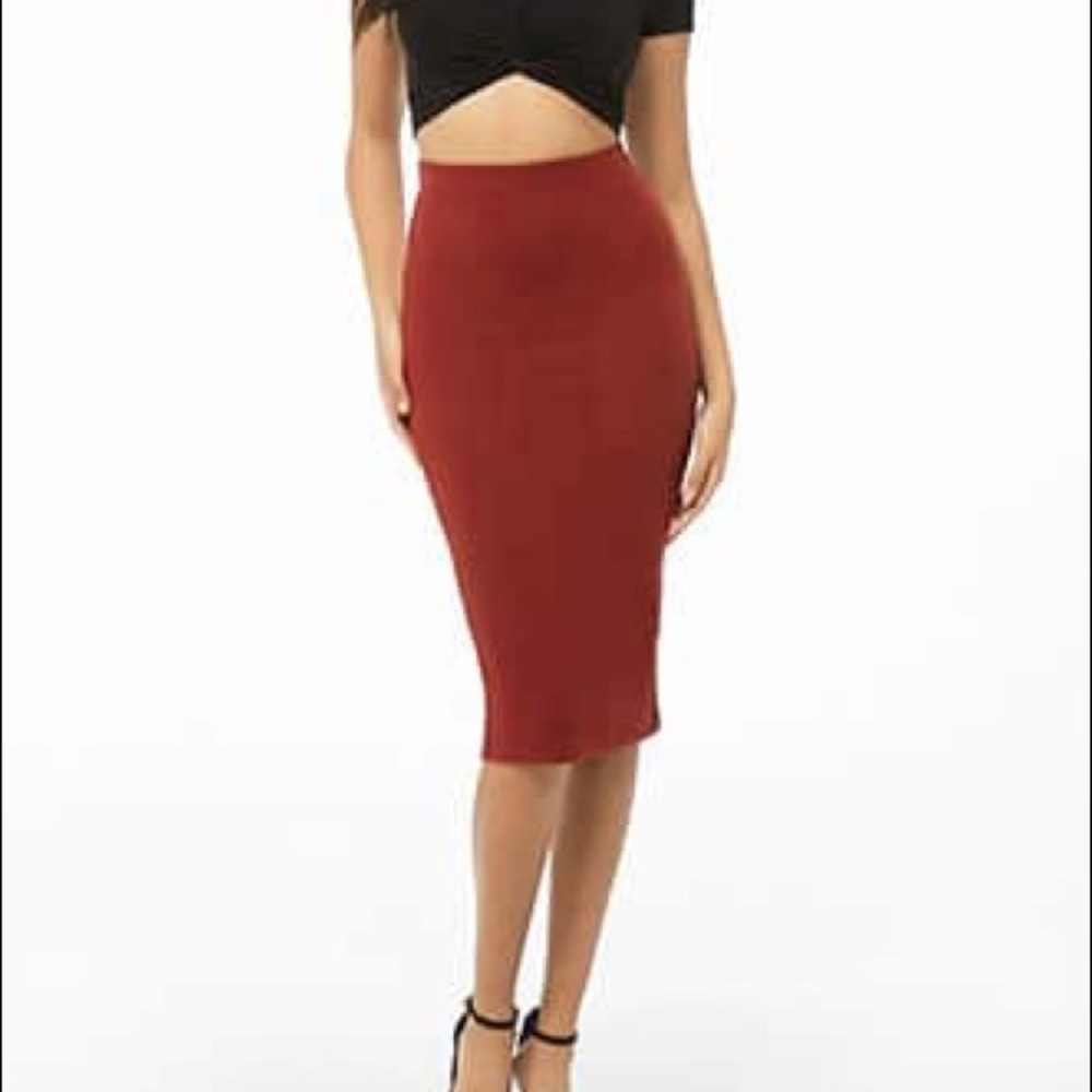 ASOS pencil skirt with a slit